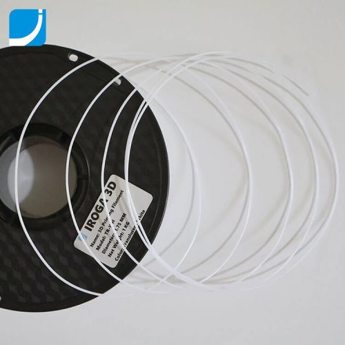 Transparent White 3D Printing Filament for Illuminated Logos