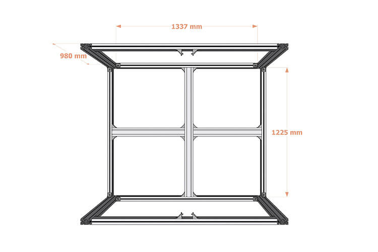 Assembling Step of a 3D Printer Shelf