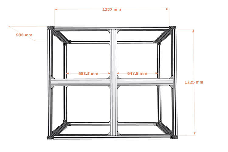 3D Printer Shelf for Advertising Machines