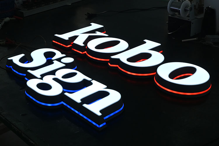 Frontlit & Sidelit Signages from 3D Sign Printers