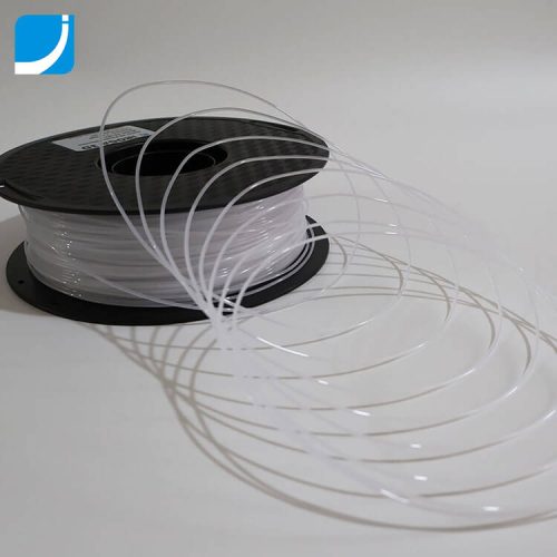 3D Printing Letter Filament in Transparent Clear Color
