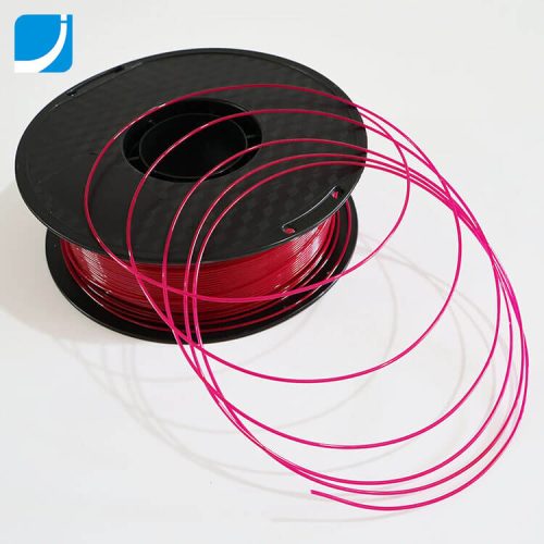 3D Printing Letter Filament in Translucent Purple Colour