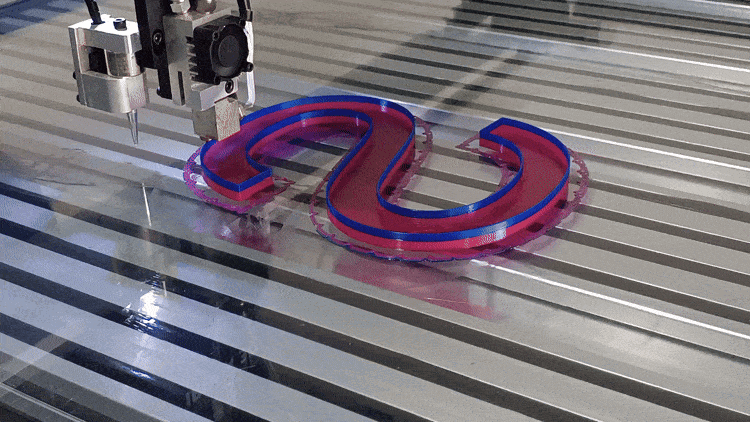 3D Printing Process of Channel Letter Machine