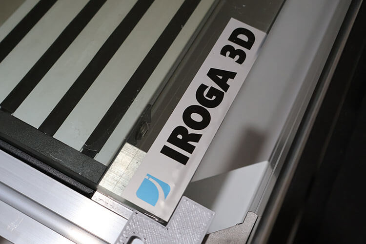 Printing Bed of 3D Signage Printer from Iroga 3D