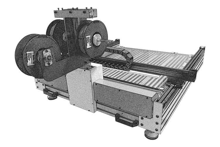 Drawing of Iroga 3D Channel Letter Machine