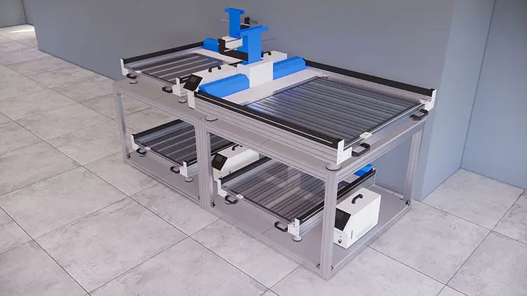 Double Layer Table for 3D Sign Printers