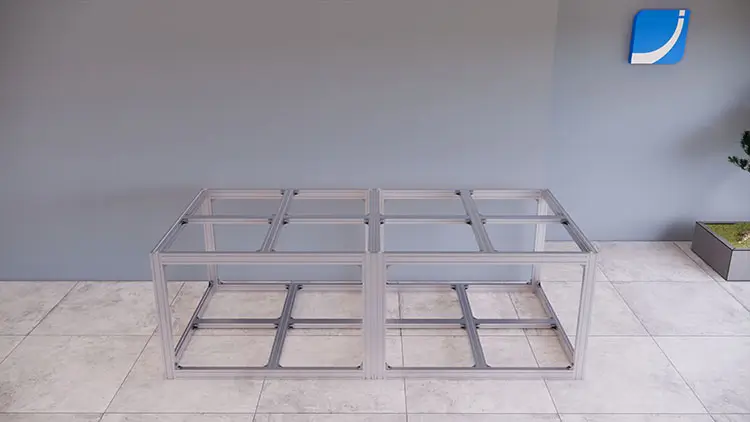 Double Layer Shelf for 3D Printers of Channel Letters