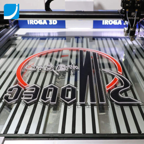 Illuminated Outdoor Signage Made by 3D Signage Printer Producer in China