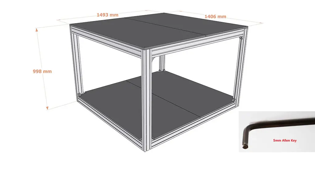 Double Layer Table to Save Space