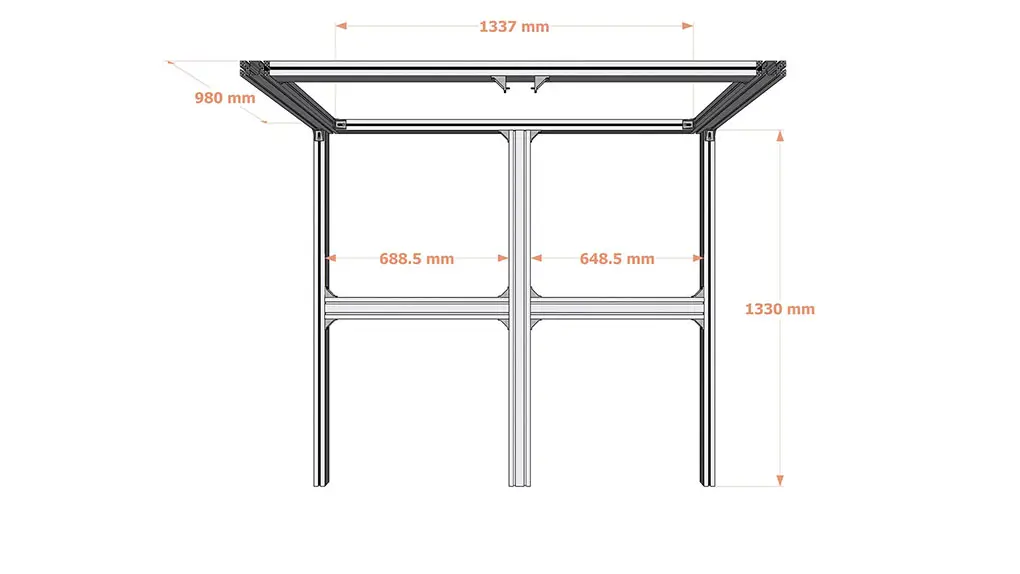 Assembling Process of Double Layer Shelf for Advertising Machines