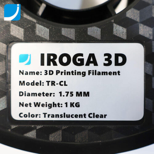 3D Printing Filament in Transparent Clear Color from IROGA 3D