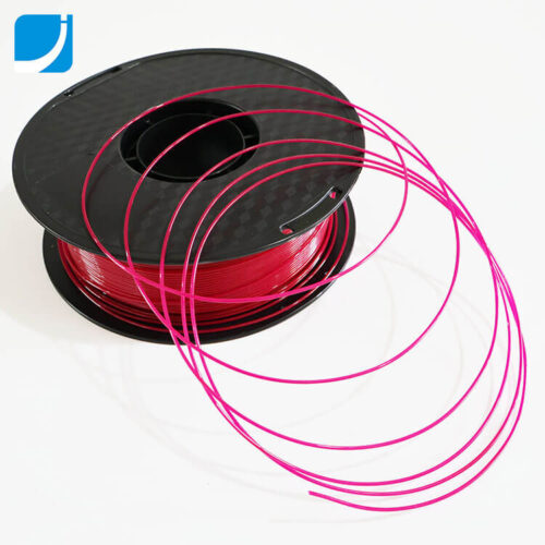 3D Printing Letter Filament in Translucent Rosy Colour