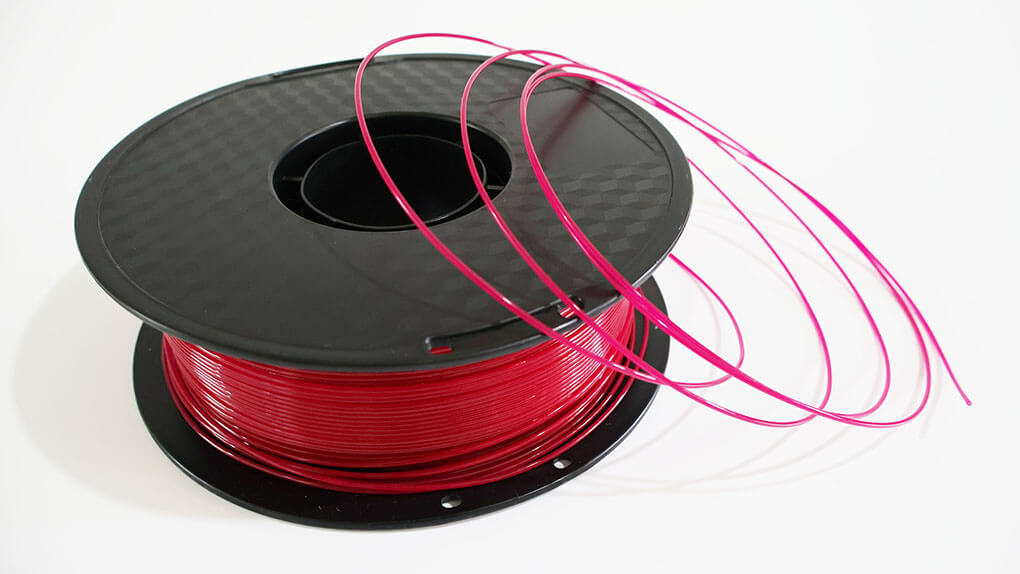 Filamentos de Impresión 3D para Rótulos en Color Rosado Translúcido