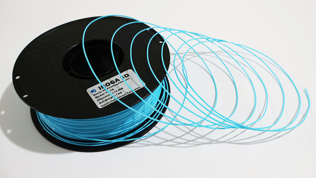 New Color of PETG-S Filament Translucent Turquoise