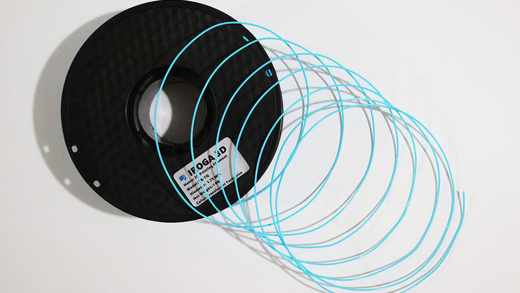 Nuevo Color del Filamento PETG-S Turquesa Translúcida