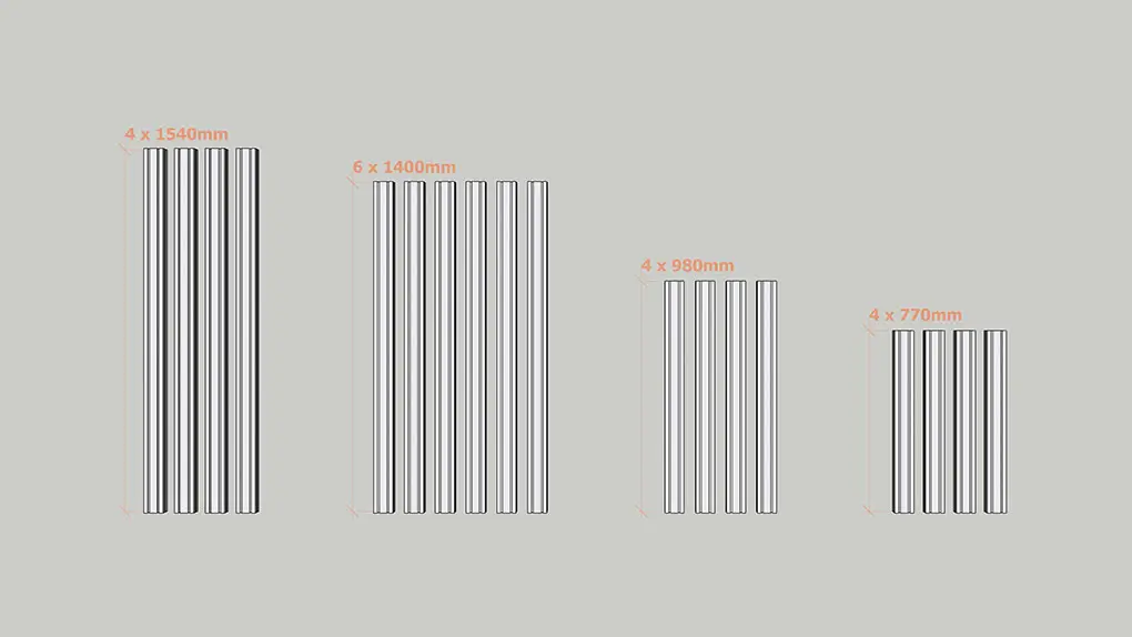 Aluminium Alloy Bars for 3D Printer Shelf
