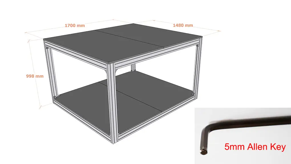 Double Layer Table to Save Space