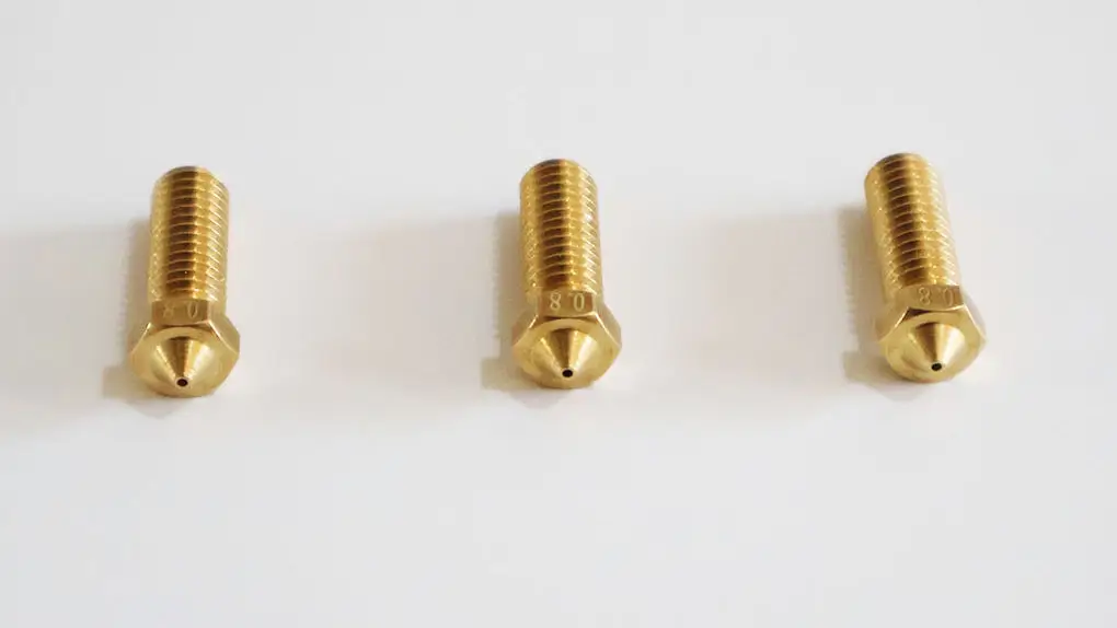 Brass Nozzles for 3D Logo Printer