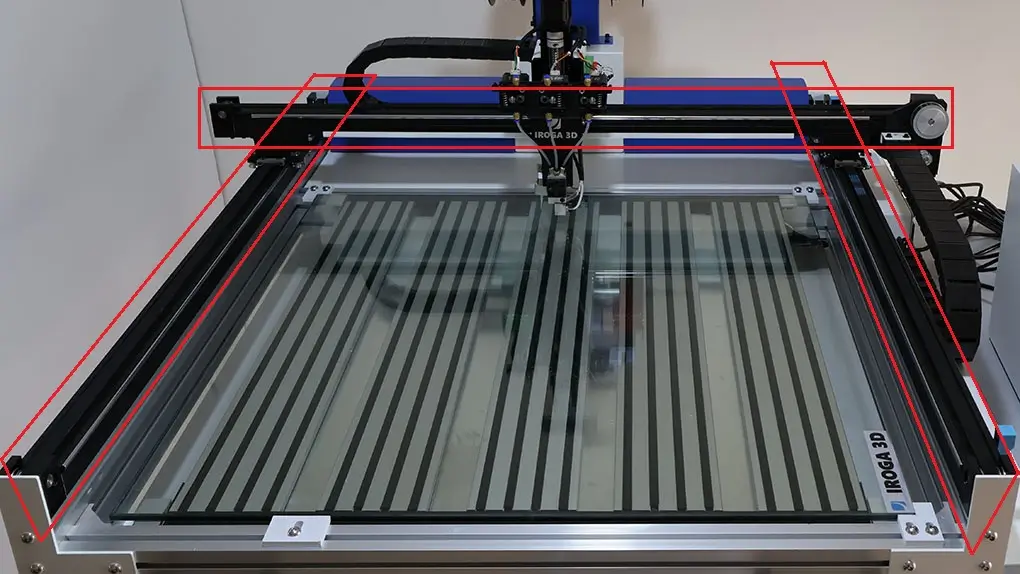 Standard Frame for X and Y Axis of MITO 3D Sign Printer