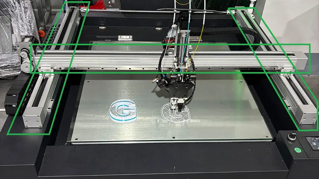 Stronger Frame for X and Y Axis of New Generation of MITO 3D Sign Printer