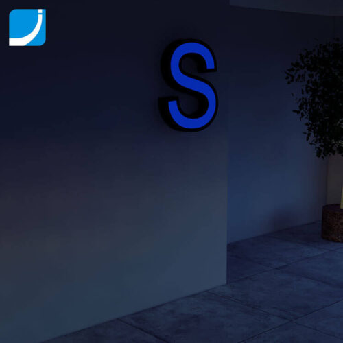 Letra Corpórea LED con Dos Colores en Frontal Cara por Software de Laminado 3D y Máquina de Impresión 3D