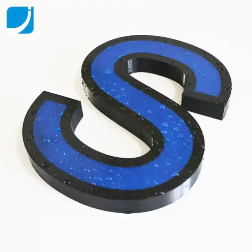 3D Printed Channel Letter with Trimmed Face in 2 Colors