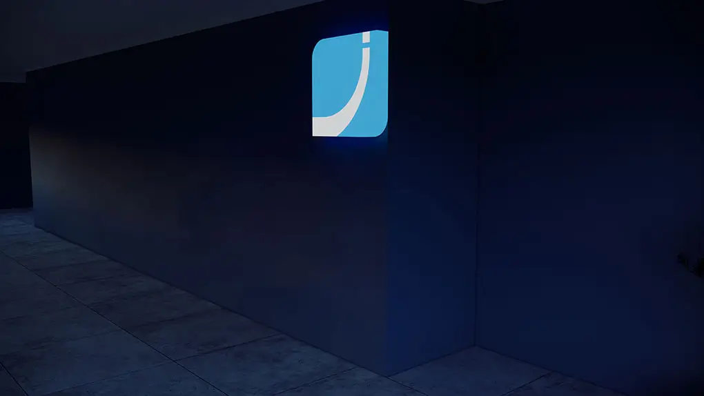 3D Illuminated Signage of IROGA 3D