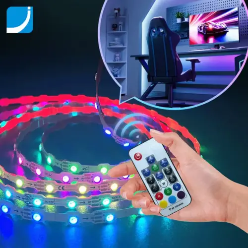 Tira de Luces LED RGB Flexible en Forma S para Rótulos Luminosos y Letreros 3D con IP67 Resistente a Lluvia